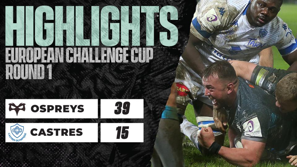 HIGHLIGHTS: Ospreys 39-15 Castres