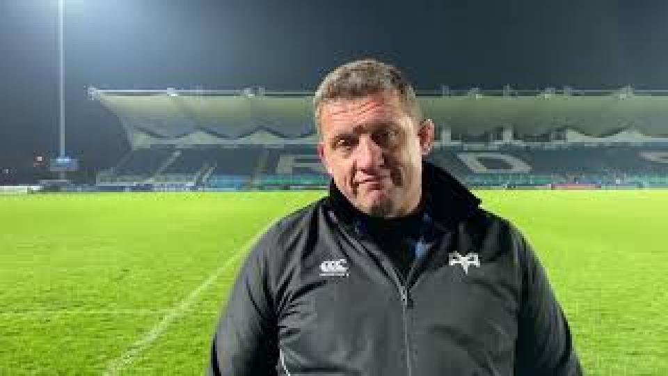 Toby Booth post-match v Leinster