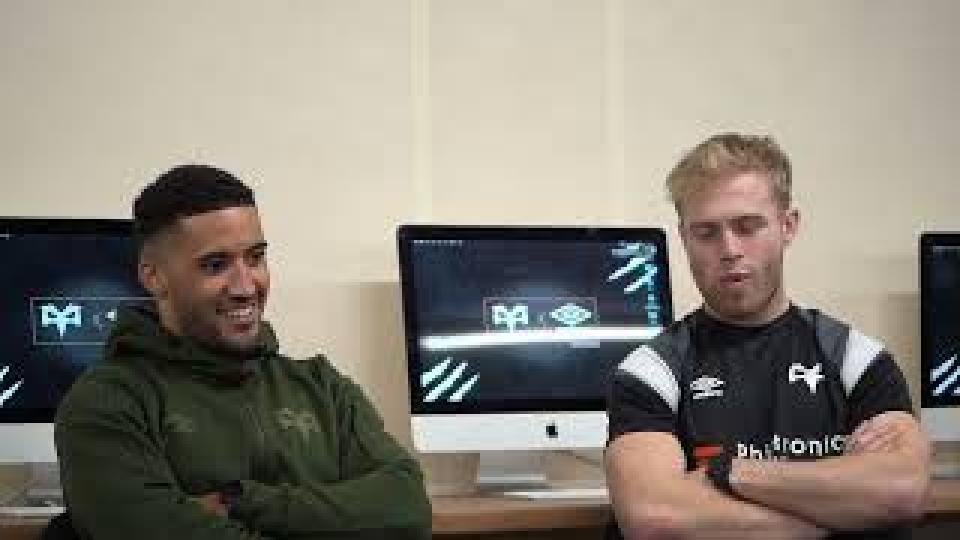 Keelan Giles and Mat Protheroe 