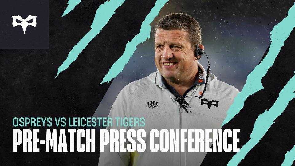 Toby Booth Pre-Match Press Conference: Leicester Tigers