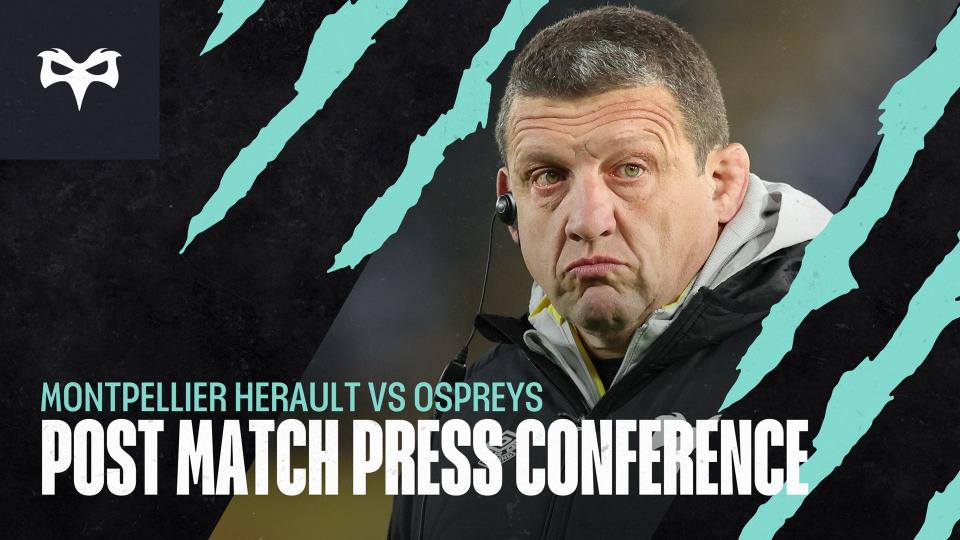 Toby Booth Post Match Press Conference: Montpellier Herault