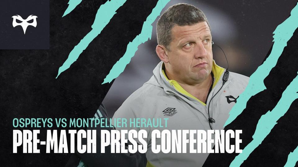 Pre-Match Press Conference: Toby Booth (Vs Montpellier Herault))