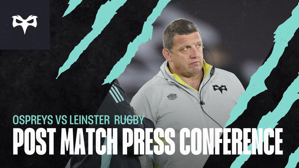 Post Match Press Conference: Toby Booth (Vs Leinster)
