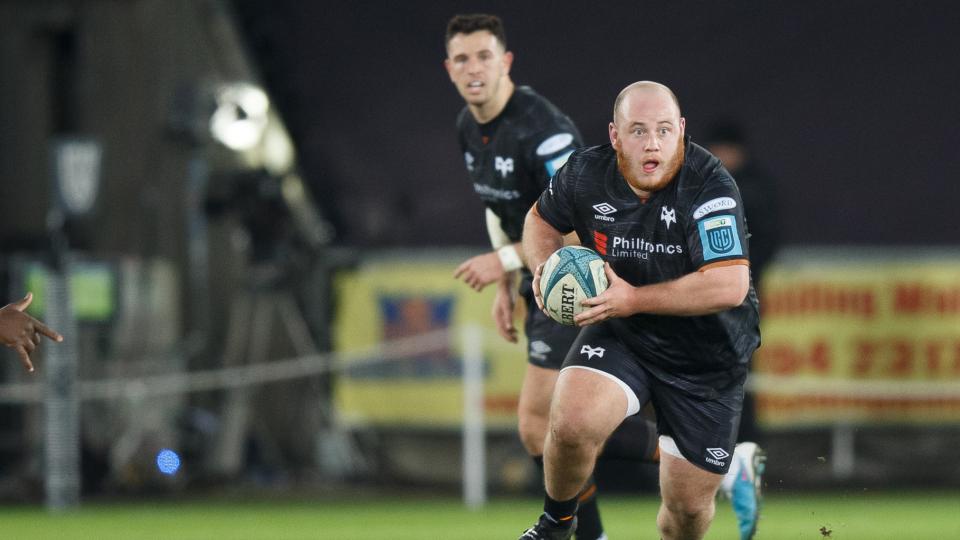 Rhys Henry on the charge