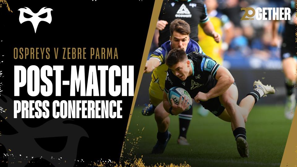 Post Match Press Conference - Toby Booth & Reuben Morgan-Williams (Zebre Parma)