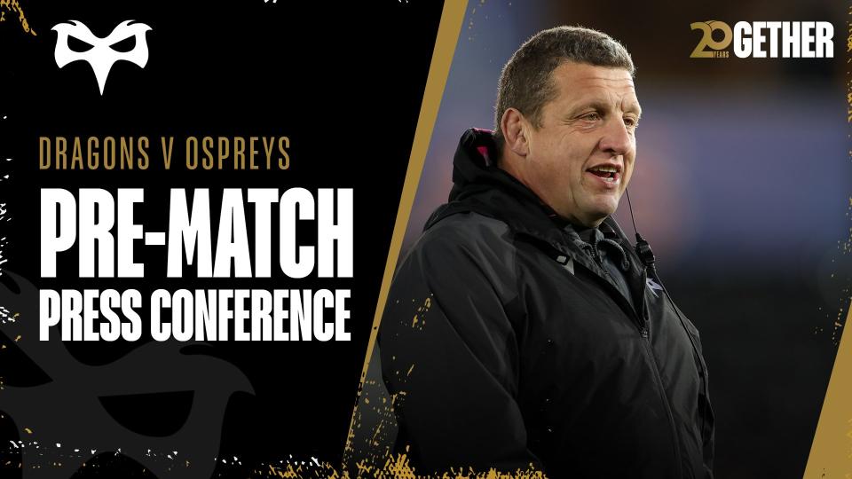 Pre-Match Press Conference: Toby Booth (Vs Dragons RFC)