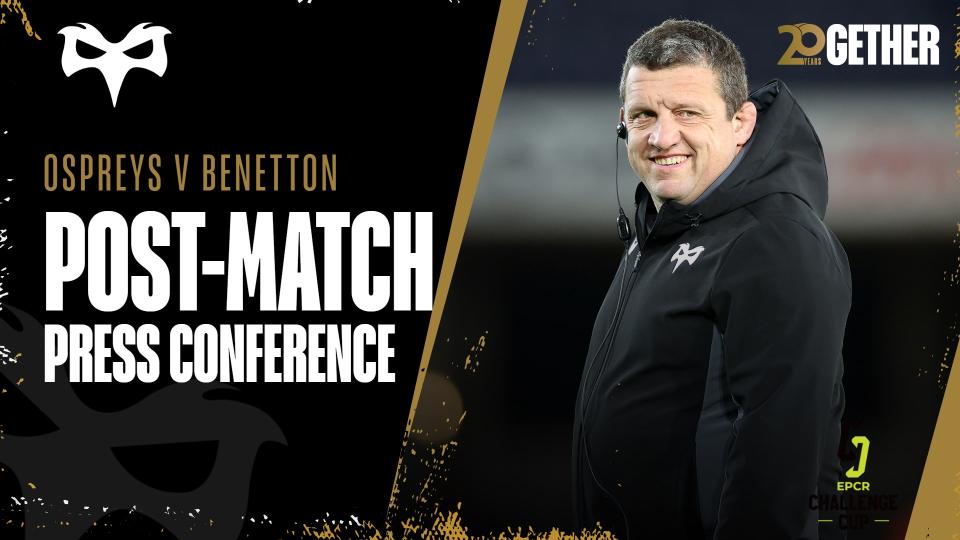 EPCR Challenge Cup Post Match Press Conference: Toby Booth (Vs Benetton Rugby)