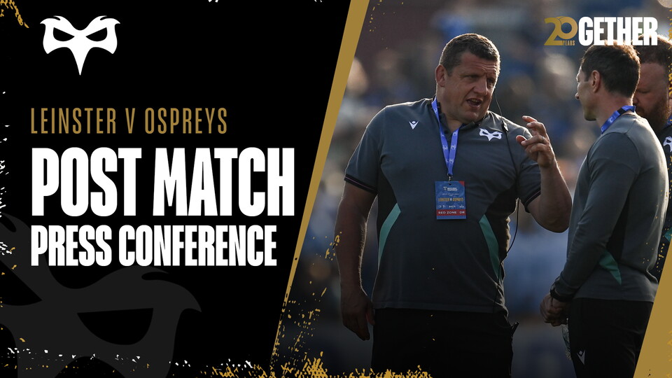 Post Match Press Conference: Toby Booth (Vs Leinster)