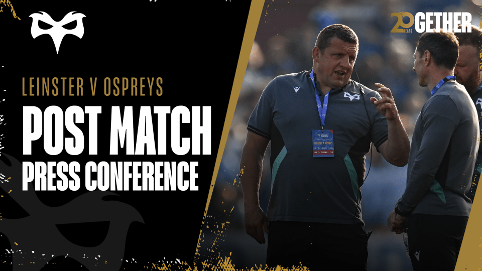 Post Match Press Conference: Toby Booth (Vs Leinster)