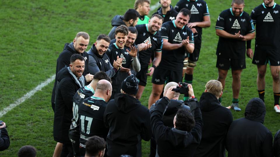 Ospreys huddle