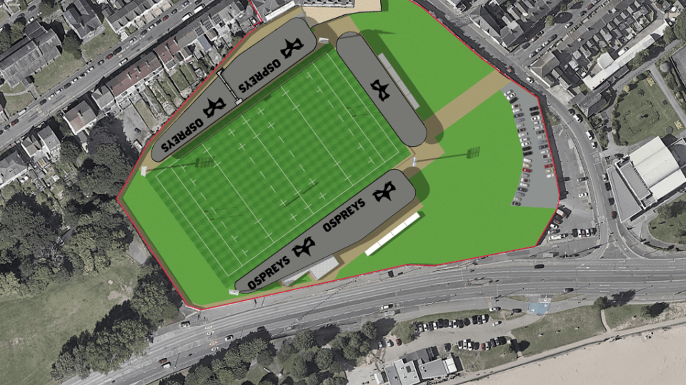 St Helen's Sports Ground artist impression