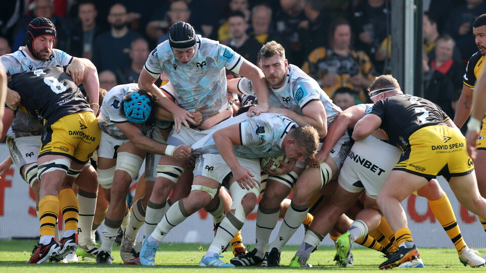 Ospreys maul vs Dragons
