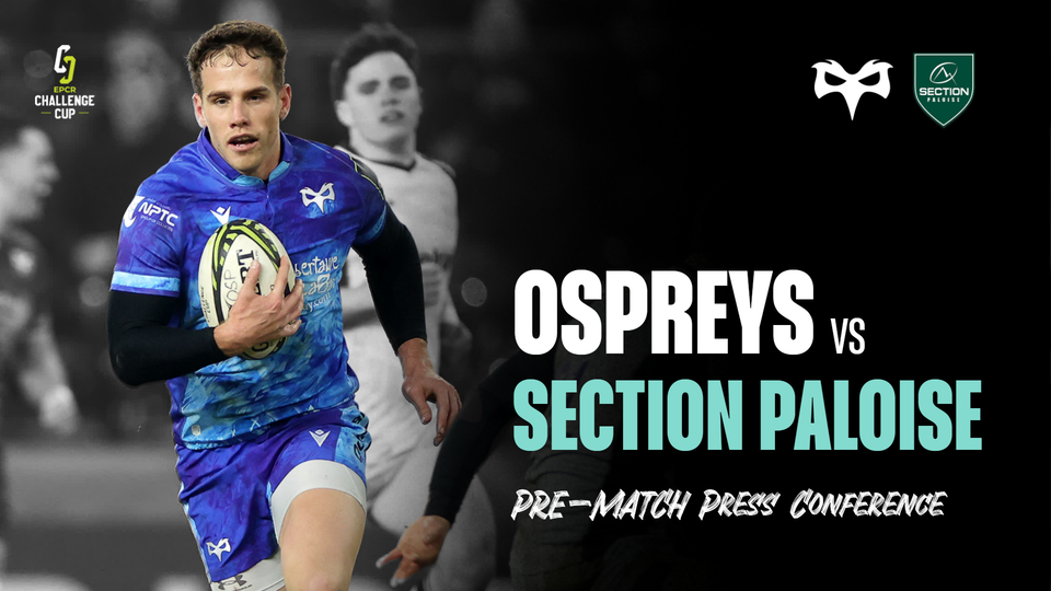 Pre-match Press Conference EPCR Challenge Cup: Kieran Hardy (Vs Section ...