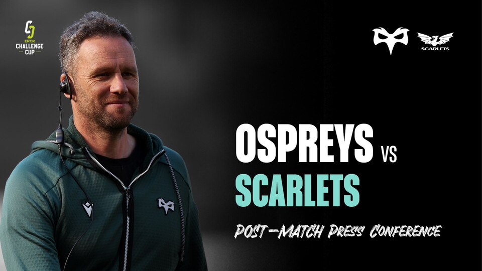 Ospreys vs Scarlets press con