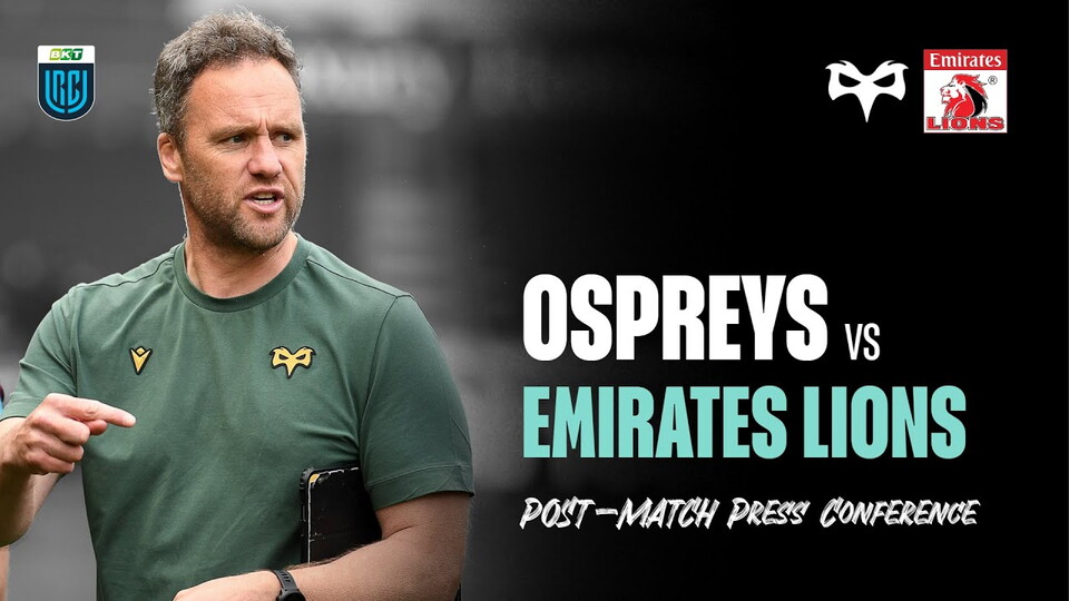 Post match press con emirates lions 