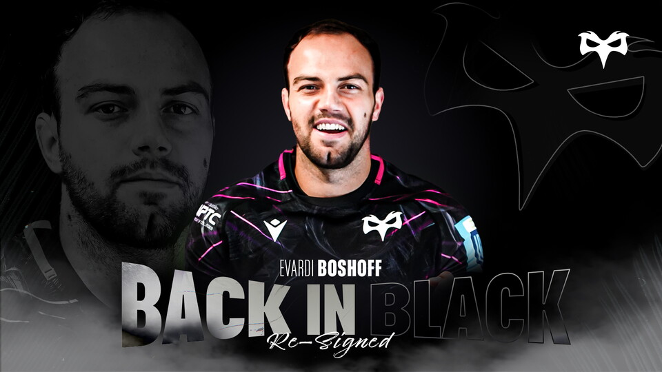 Evardi Boshoff is back in black 