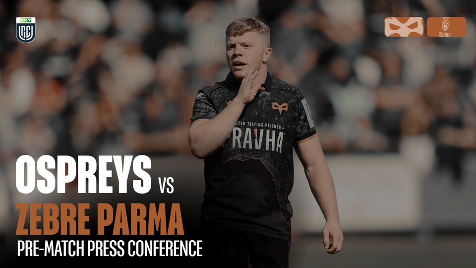 Keiran Williams pre match press conference ahead of Zebre Parma at the Brewery Field 