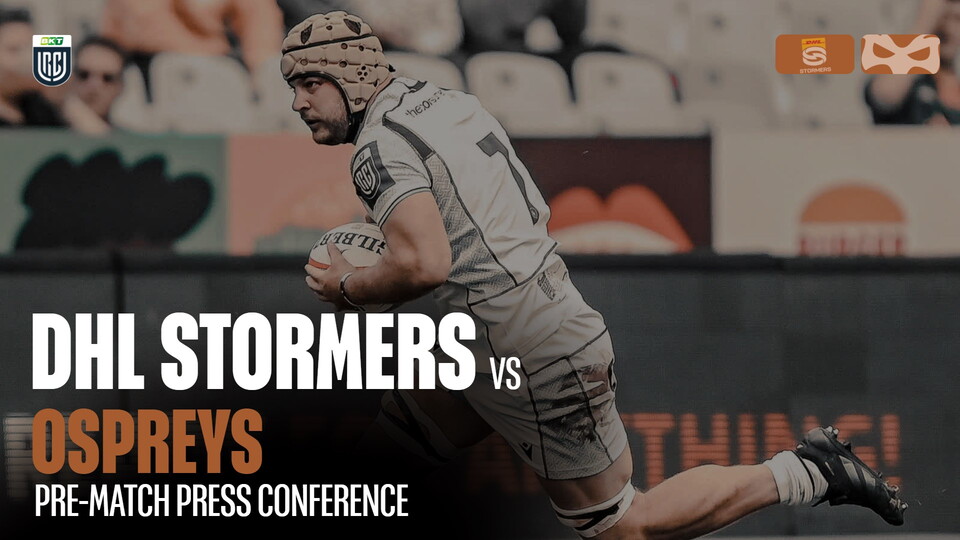 Harri Deaves pre-match press conference ahead of Ospreys vs DHL Stormers at the DHL stadium