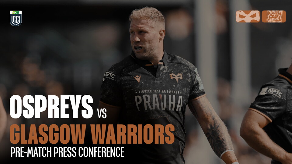 Ross Moriarty speaks to the press ahead of the Glasgow Warriors