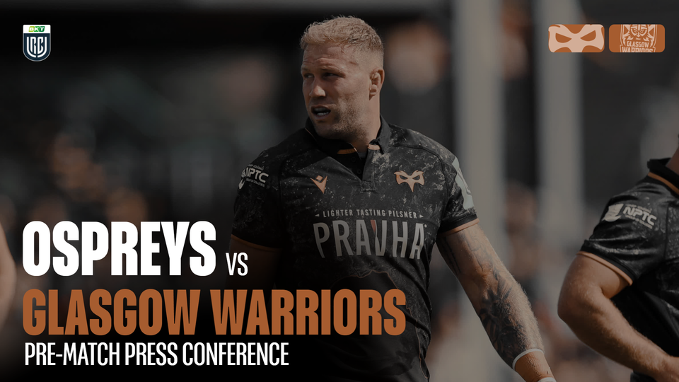 Ross Moriarty speaks to the press ahead of the Glasgow Warriors