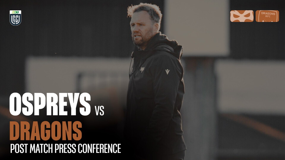 Mark Jones speaks to the press following the draw vs Dragons at Rodney Parade 