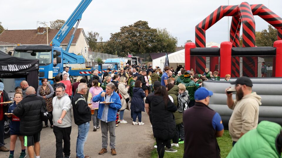 Ospreys Fan Zone at Brewery Field ahead of Ospreys vs Zebre 