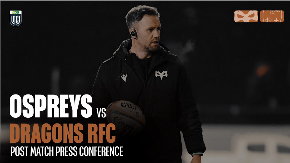 Post match press conference Dragons 