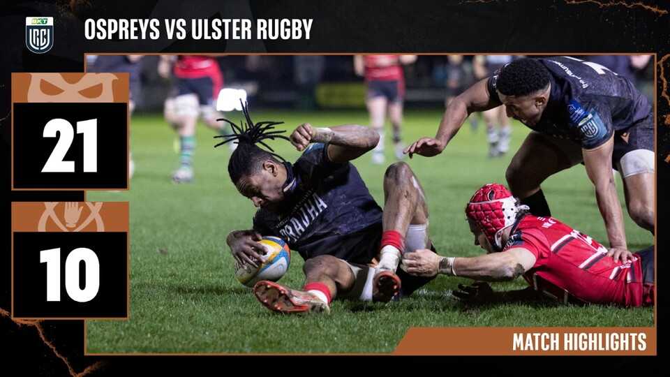 Ospreys defeat Ulster at the Electric Brewery Field 