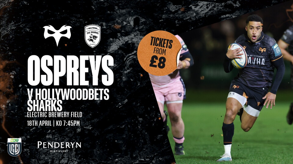 Ospreys vs Holywoodbets Sharks 