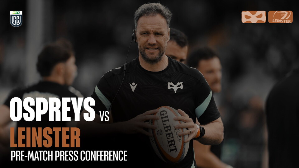Mark Jones spoke to the press ahead of our round 18 BKT URC match against Leinster at the Aviva Stadium 