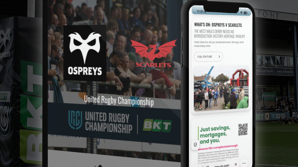 The West Wales Derbt 2026: Official Matchday programme for Ospreys vs Scarlets at the Electric Brewery Field