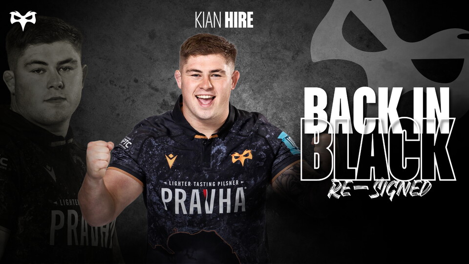 Kian Hire signs a new deal with the Ospreys