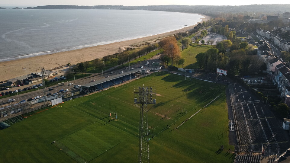 St Helen's view out to Swansea Bay
