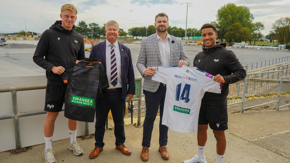 Ospreys, Swansea RFC and Swansea Building Society announce partnership at St Helen's