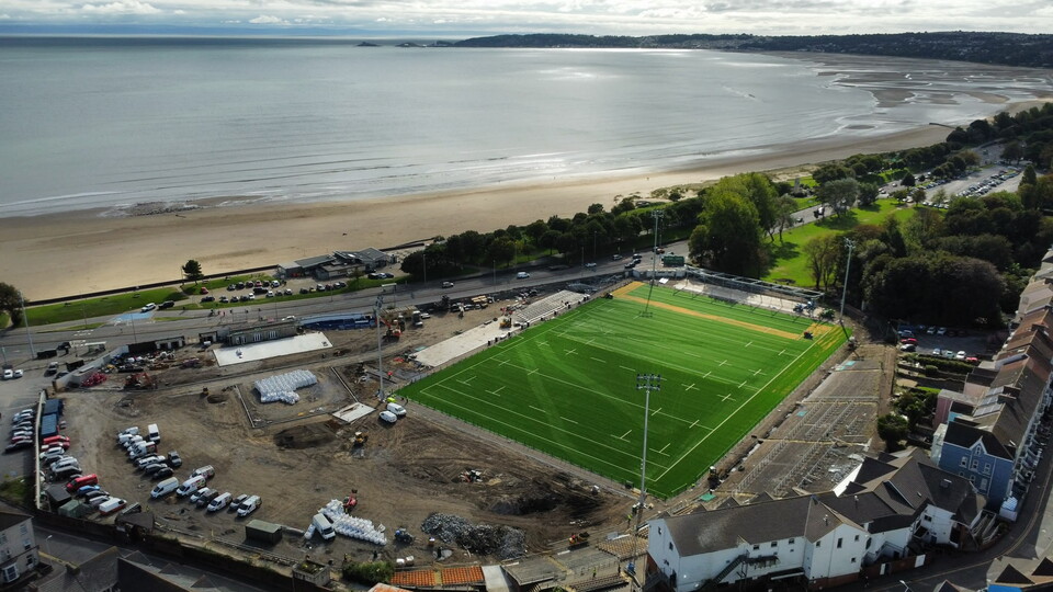 an aerial view of St Helen's under redevelopment in September 2026