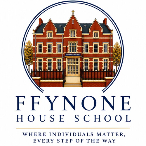 Ffynone House School Swansea logo -where individuals matter, every step of the way 