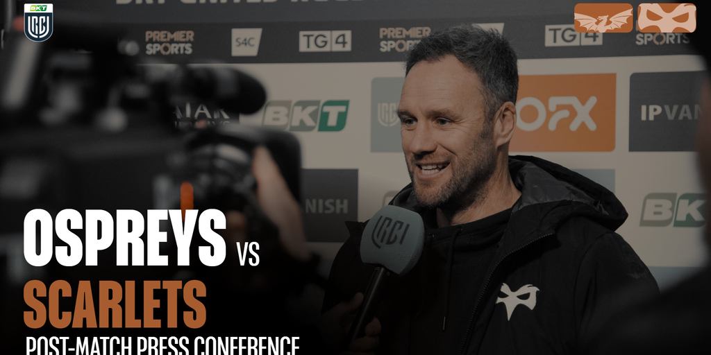 Scralets Rugby Posts Post Match Press Conference: Mark Jones (vs Scarlets, United Rugby ...
